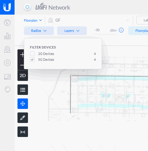 Unifi Controller Map Floor Plan Legacy Mode No Wall And Designer