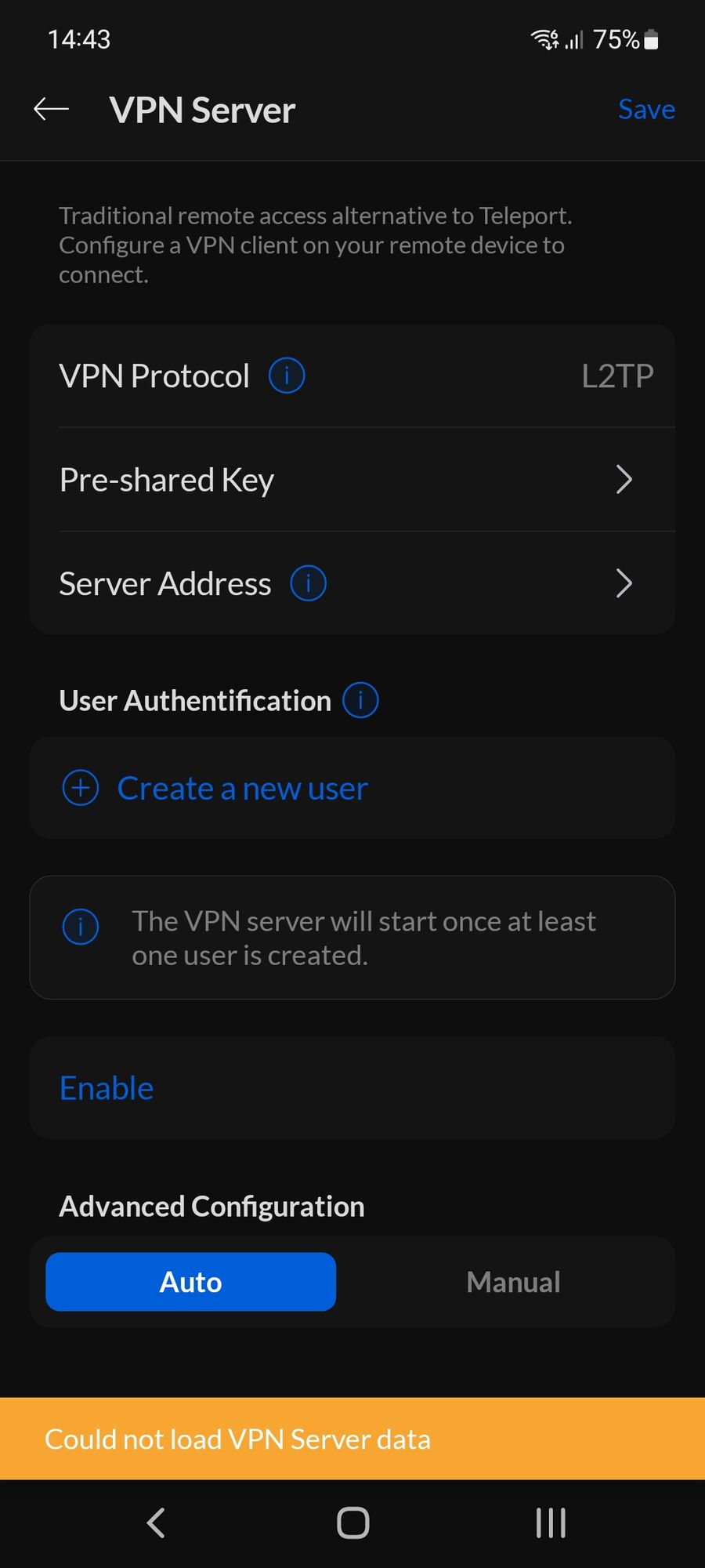 Configure uma VPN no Android 5 e superior