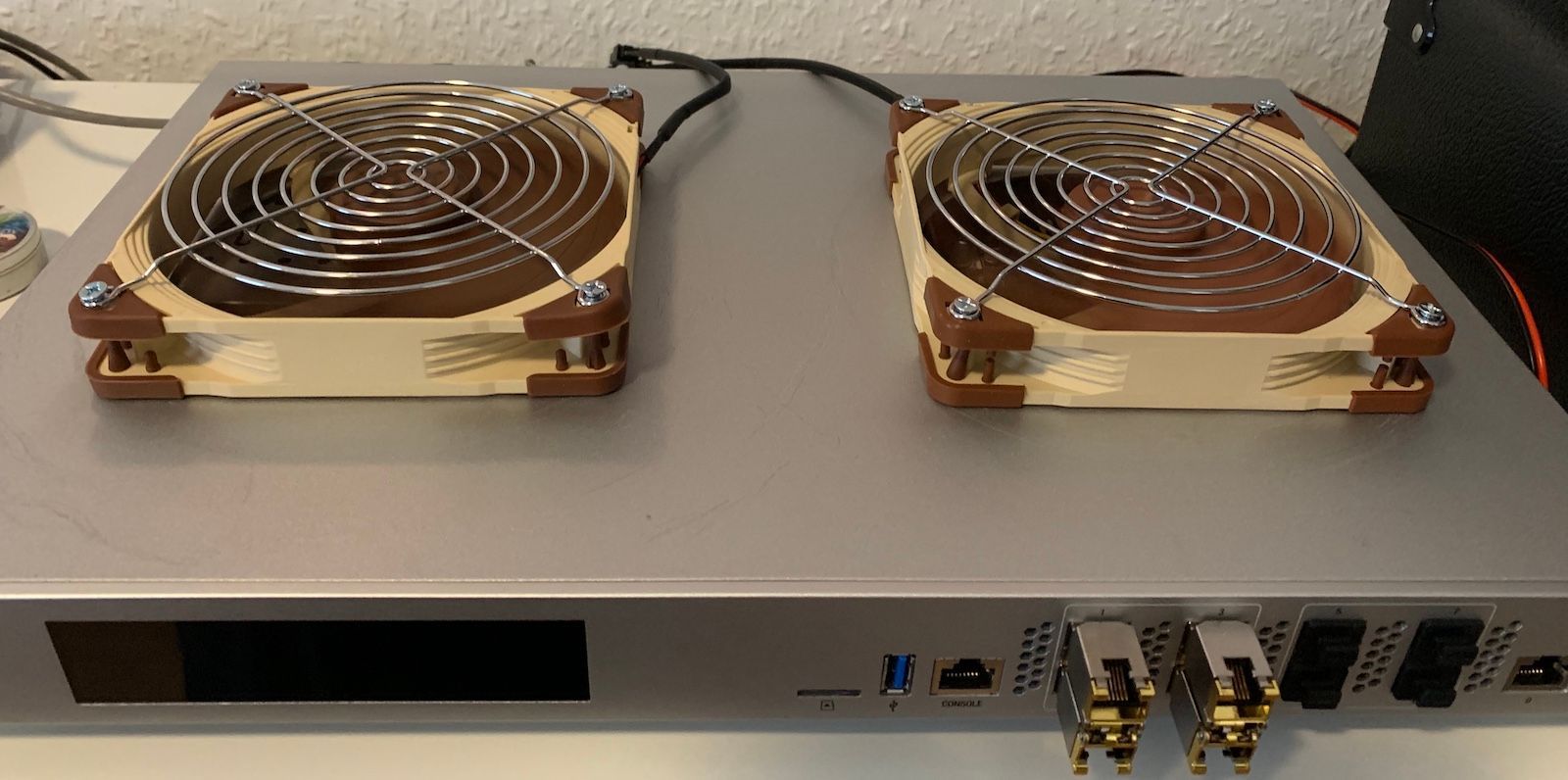 Usg Xg 8 Noise Cooling Fan Swap And Case Modification Ubiquiti