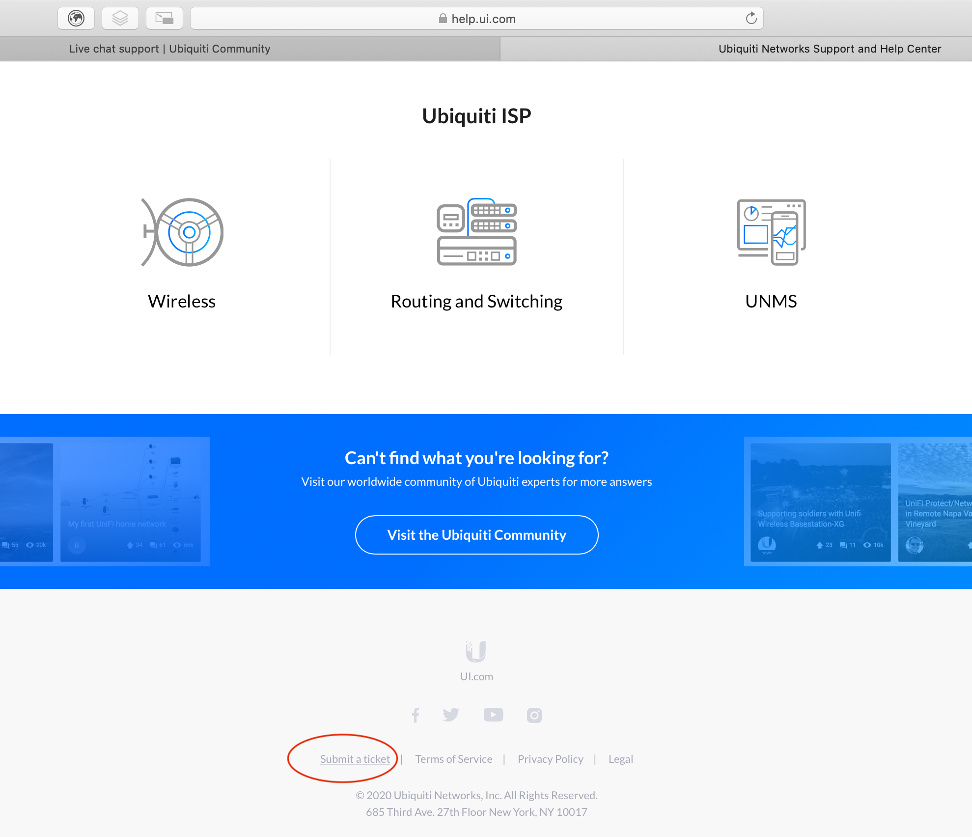 Live Chat Support Ubiquiti Community