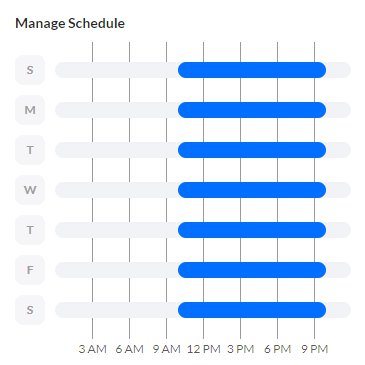 Can t schedule Talk Smart Attendant to work only after hours