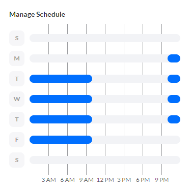 Can t schedule Talk Smart Attendant to work only after hours