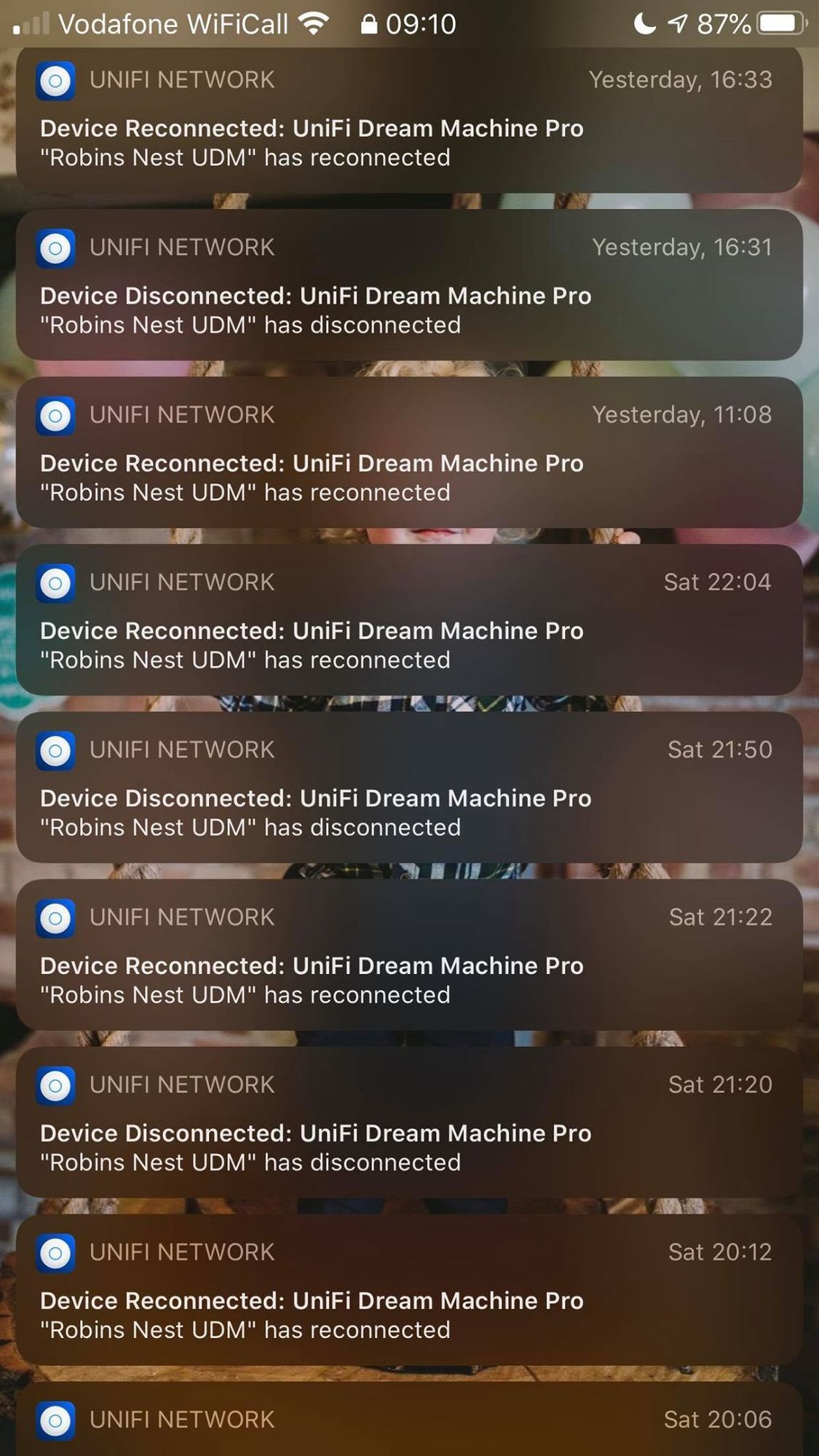 Unifi Dream Machine has constant disconnects