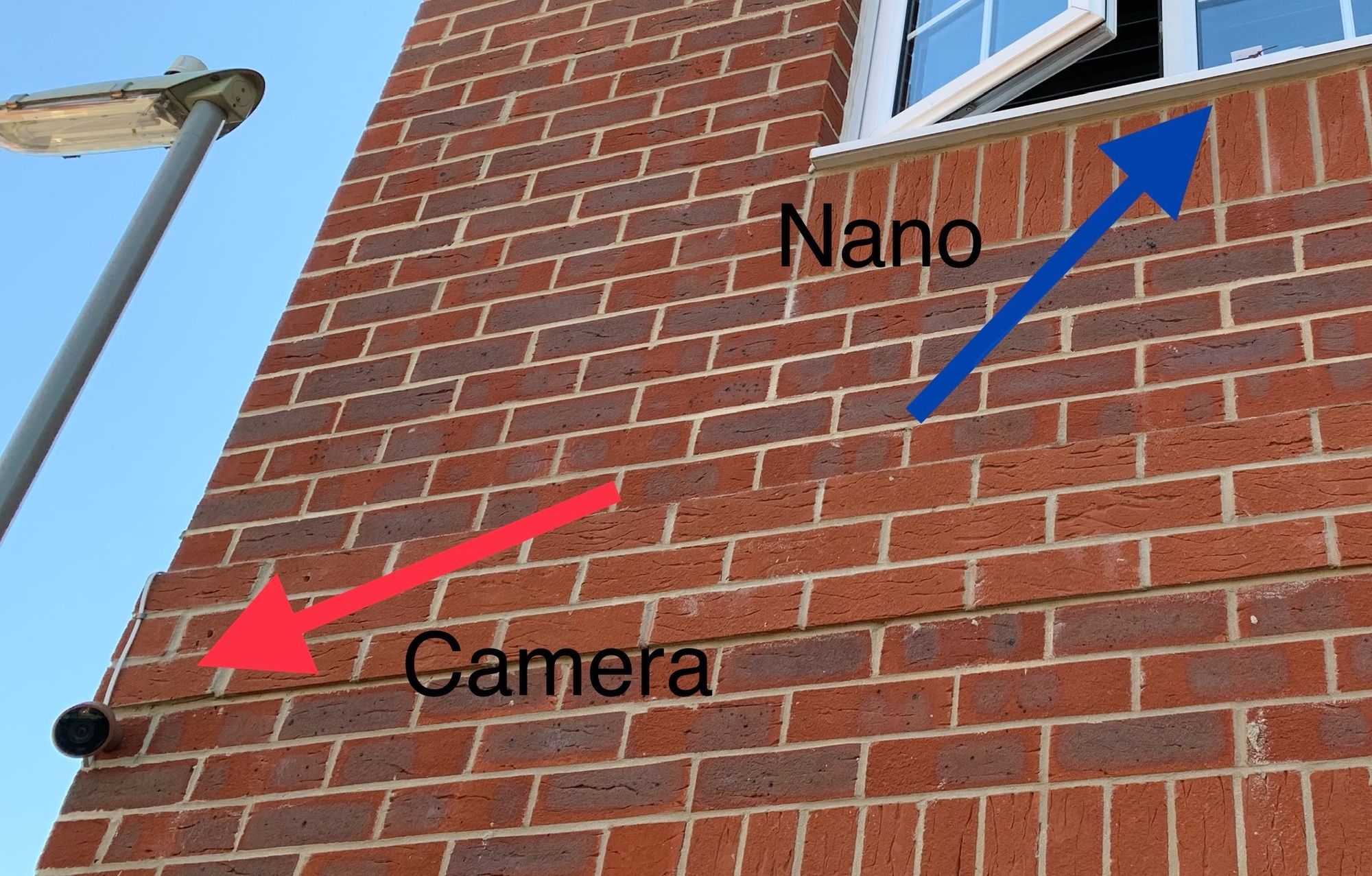 Nest camera 2024 through window