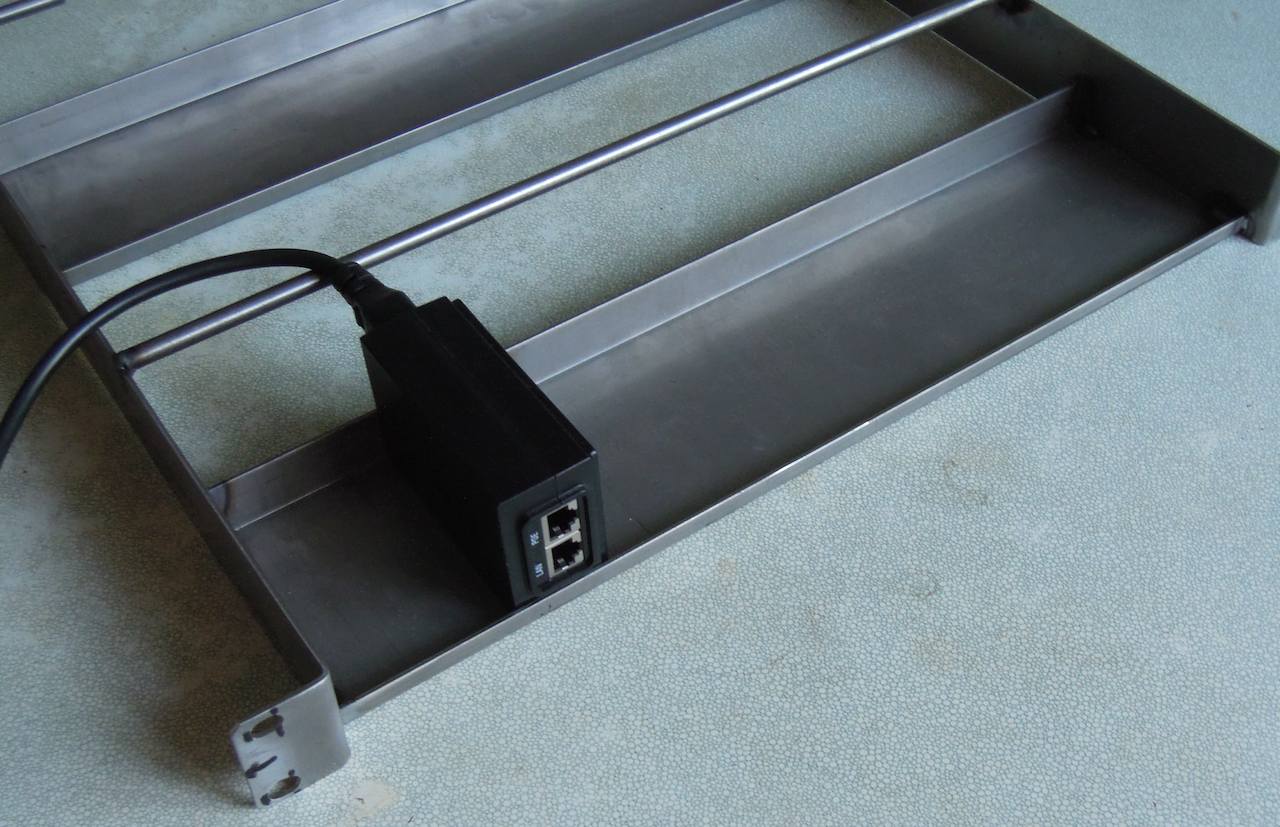 Custom built PoE inector holder for 19