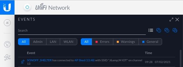 Bug Una 6 2 X In Ssid Is Printed As Amp In Event Log And Email Subject Ubiquiti Community
